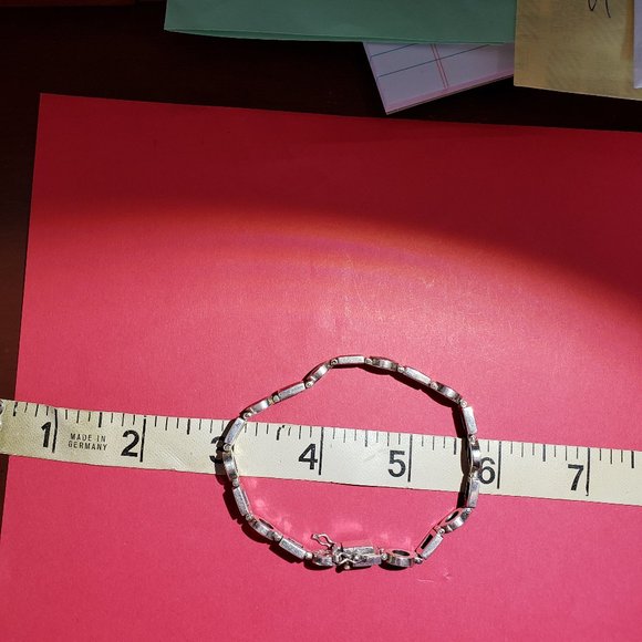 Vintage 925 Sterling Silver Southwest Bracelet - Picture 5 of 5